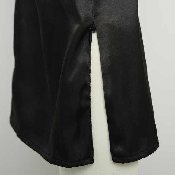Le Chateau silk satin black top, Size XXS (0) - Picture 9 of 13